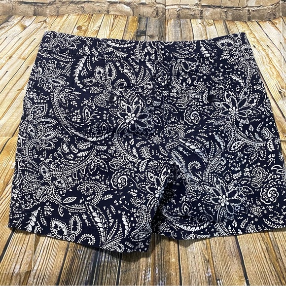 Talbots Blue White Paisley Print The Weekend Short - Picture 3 of 6